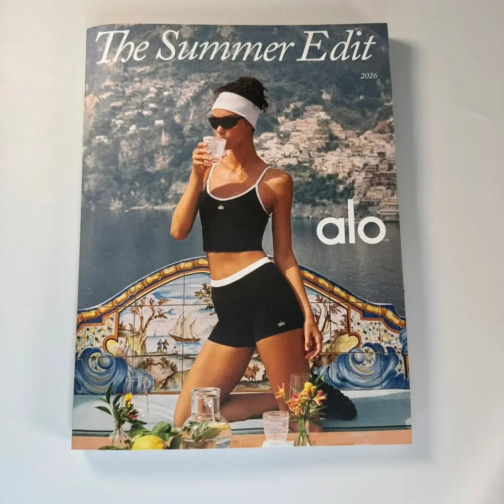 Alo Yoga The Summer Edit 2026 Catalog Magazine Post Card Athleisure Fitness New